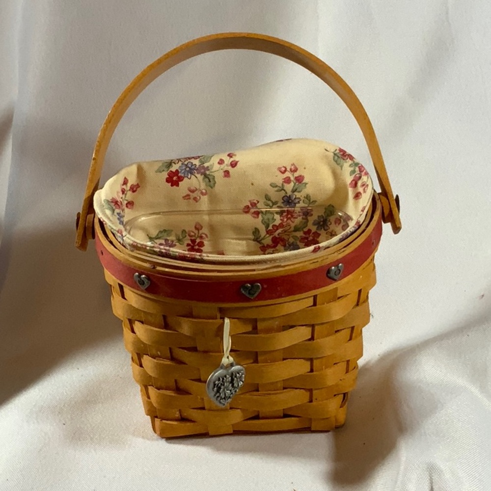 Longaberger 2001 Sweetheart Series Live Notes Basket
